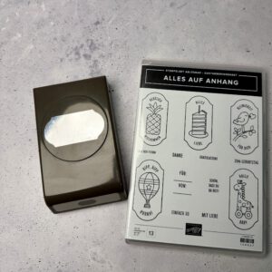 Stampin’ Up! Alles auf Anhang Stempelset mit Motiven für Geschenkanhänger und Verpackungen